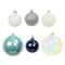 44 Pack 44mm & 120mm Blue & Silver Shatterproof Ball Ornaments by Ashland®